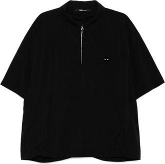 Songzio T-shirt Zzero con zip - Nero