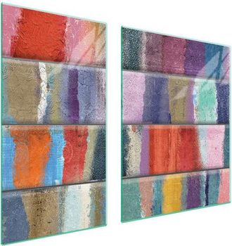 OEM Placa Protectora De Vidrio Para Estufa 90x52 Coloreada