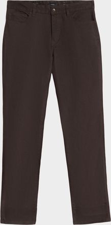 Vince Men & apos;s Dylan Peached Cotton 5-Pocket Pants