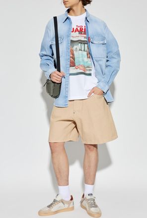 Dsquared2 Denim Shirt With Vintage Effect, Mens, Blue