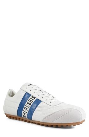 Dirk Bikkembergs Logo Stripe Sneaker in White at Nordstrom, Size 13