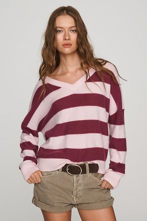 Pilcro 100% Cashmere V-Neck Sweater