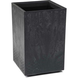 OEM Maceta Betonique De Hormig&oacute;n Negro H60x40 Cm