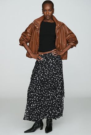 Hemant & Nandita Tie-Waist Maxi Skirt