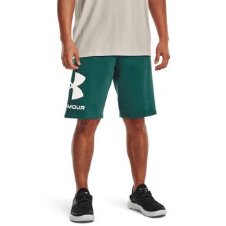 Under Armour Ua Rival 1357118-722 MD Mens Fleece Big Logo Shorts Cot