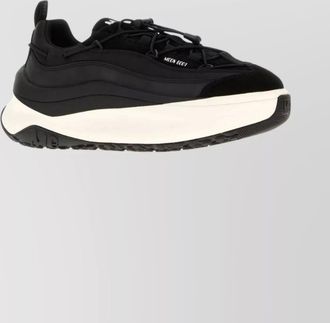 Moon Boot fabric sneakers with chunky sole and pull tab