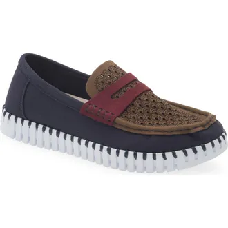 Ilse Jacobsen Tulip 3233 Loafer in Dark Indigo at Nordstrom, Size 10Us