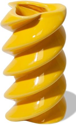 doiy The Dolce Vita Collection Fusilli Ceramic Vase in Yellow at Nordstrom
