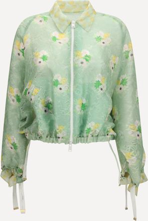 Fendi Giacca in pizzo di organza Woman 42