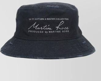 Martine Rose casual hat stitched detailing wide brim