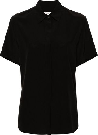Matteau short-sleeve silk shirt - women - Silk - 2 - Black