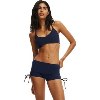 Cotton On Womens Active Ultra Soft Scoop V Crop in Prep Sport Navy at Nordstrom, Size Xx-Small