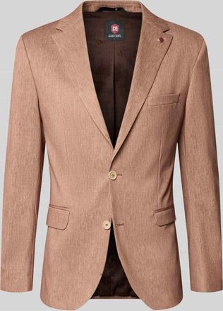 CG - Club of Gents Regular Fit Sakko mit Viskose-Anteil Modell Calvin in Terra Melange, Gr&ouml;&szlig;e 46