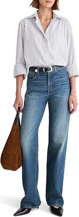 Madewell Perfect Vintage Wide Leg In Harvey Wash Womens Jeans Harvey Wash : 28 31, Cotton/Denim/Elastane
