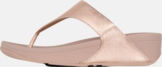 FitFlop Fitflop Womens Lulu I88-323 Rose Gold Leather - Size UK 5