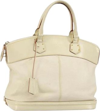 Louis Vuitton Pre-owned Handtas - Dames - Vintage Handtas - Wit - ONE Size - Leer - Vintage
