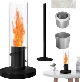 OEM Chimenea De Etanol Para Interiores, Brasero De Sobremesa, L&aacute;mpara De Mesa, Brasero De Sobremesa, Interior/exterior, Chimenea Decorativa, Chimenea Inde