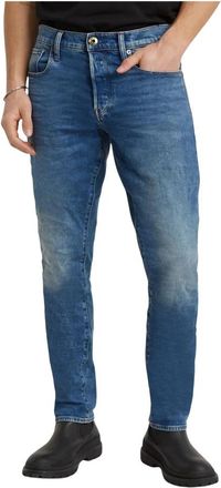 G-Star 3301 Regular Tapered Jeans - Heren - Slim Fit Jeans - Blauw - W38 - Denim - Jeans