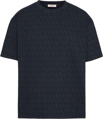 Valentino Garavani Toile Iconographe cotton T-shirt - men - Cotton - L - Blue