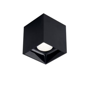 Netlighting Mig LED Square Surface Mounted AntiGlare Downlight Black 4000K