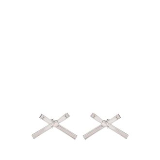Marc Jacobs The Lingerie Bow Earrings - Dames - Oorbellen - Grijs - ONE Size - Accessoires