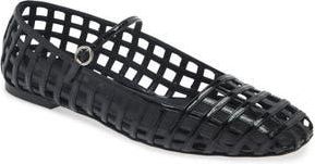 Aeyde Uma Caged Mary Jane Ballet Flat in Black at Nordstrom Rack, Size 8.5Us / 38.5Eu