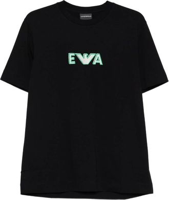 Emporio Armani Logo-embroidered T-shirt