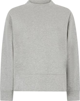 PESERICO Sweatshirt met Ronde Hals - Dames - Sweatshirts - Grijs - M - Katoen - Hoodies & sweatvesten