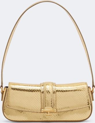 New Arrivals Bodrum metallic leather shoulder bag