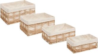 Atmosphera Atmosphera - Juego De 4 Cajas Tipo Fruta Rosy Cr&eacute;ateur DInt&eacute;rieur