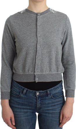 Ermanno Scervino Lingerie Lace Sweater Cardigan Womens Top