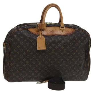 Louis Vuitton Tweedehands Canvas Louis Vuitton tassen - Dames - Pre-owned - Bruin - Maat: ONE Size Leer
