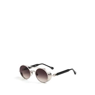 Matsuda Sunglasses, unisex, Gray, Size: 48 MM M3128 Pwblkt SUN Sunglasses