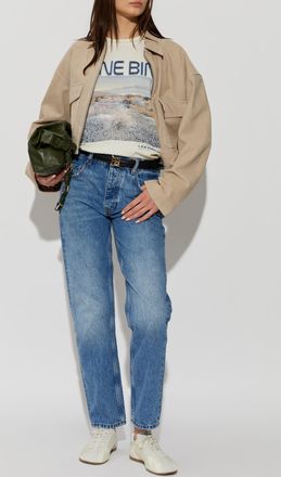 Anine Bing T-shirt Cade, Womens, Cream