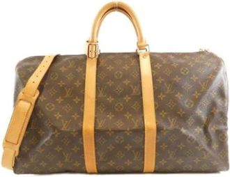 Louis Vuitton Pre-owned Weekend Bags, female, Brown, Size: ONE SIZE Pre-owned Boston Bag