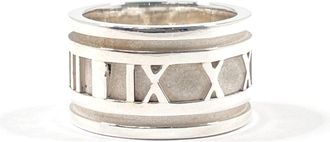 Tiffany & Co. Atlas Silver Silver 925 Band Ring (Pre-Owned)