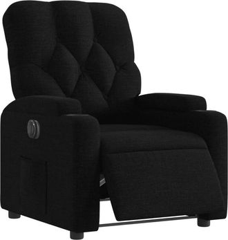 vidaXL Vidaxl - Sill&oacute;n Reclinable El&eacute;ctrico De Tela Negro