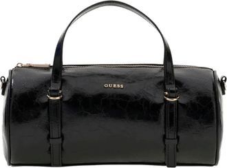 Guess Taylor Mini Barrel Satchel - Dames - Handtassen - Zwart - ONE Size - Tassen