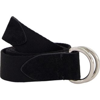 Vince D-Ring Webbing Belt in Black at Nordstrom Rack, Size X-Small/small