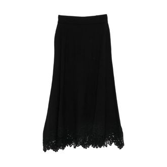 Zimmermann Skirts Black - female - Zimmermann - Midi Skirts - Black - XS - Skirts