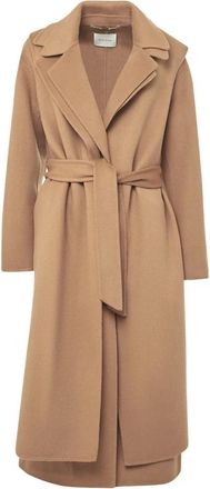 Manila Grace Dames, Mantels, Beige, Maat: S Wol