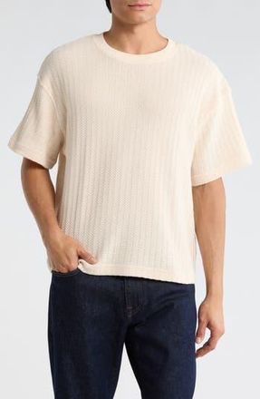 Honor The Gift Knit T-Shirt in Bone at Nordstrom Rack, Size Small