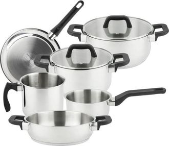 Magefesa Magefesa Bateria Cocina Acero Inoxidable Magnific 8 Piezas, Bater&iacute;a De Cocina Magefesa Magnific De 8 Piezas, Dise&ntilde;ada Para Ofrecer Una Experiencia Cul