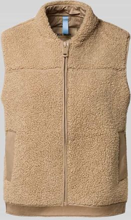 Mos Mosh Weste aus Teddyfell mit Eingrifftaschen Modell Rowe in Beige, Größe XL