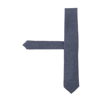 HUGO BOSS Cravatta in lana e seta - - Accessories - Uomo - Blu - ONE SIZE