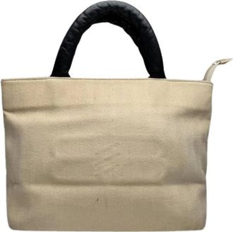 Balenciaga Pre-owned Vintage Handbag - Dames - Vintage Shopper - Beige - ONE Size - Leer - Vintage