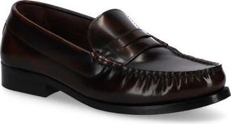 Alohas Rivet Leather Loafer in Brushed Coffee Brown at Nordstrom, Size 36