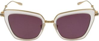 Valentino Sunglasses Valentino Vls 165 C 53 V Daydream Ii Wht Gld /19/142