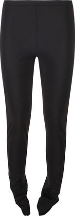 Iro High-Waisted Black Leggings with Stirrup Design