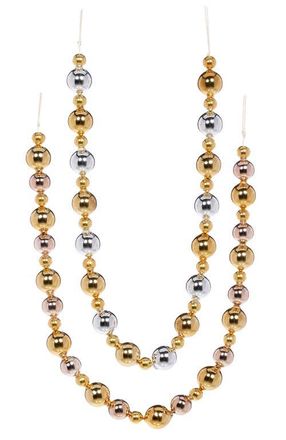 Mark Roberts Two-Tone Ball Garland, Set of 2 in Gold at Nordstrom